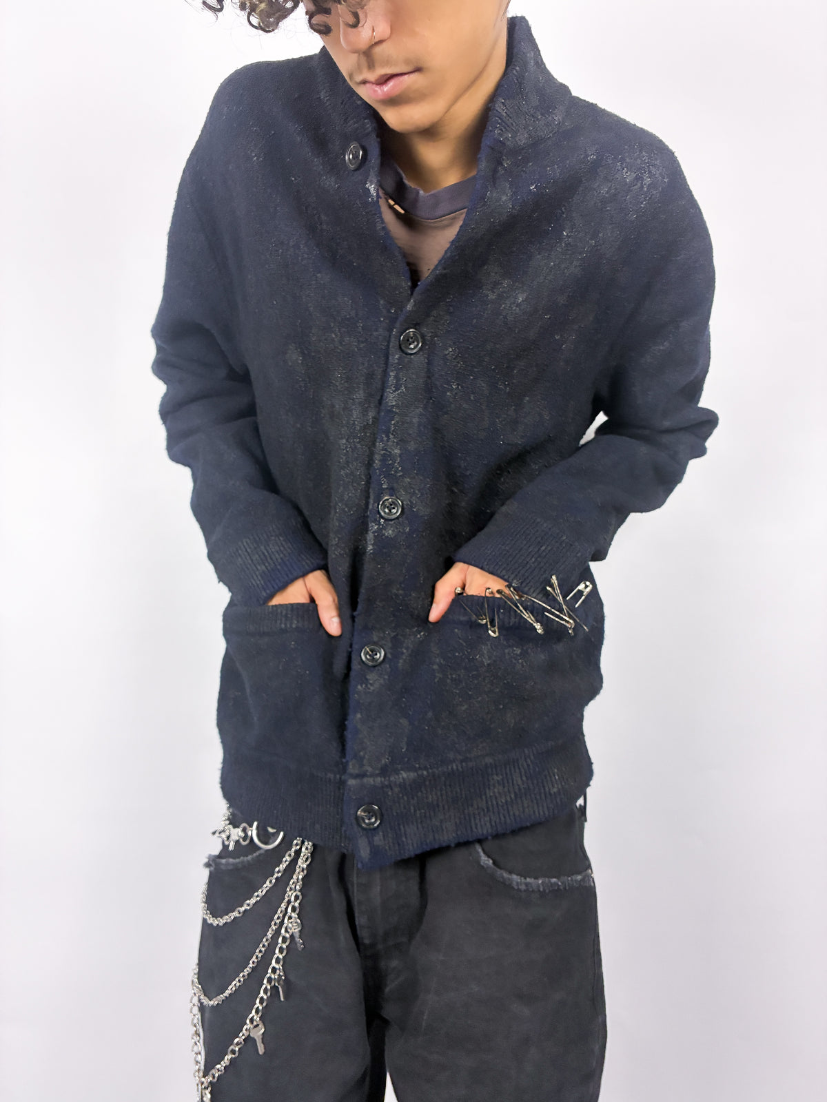 Oil Spill Cardigan