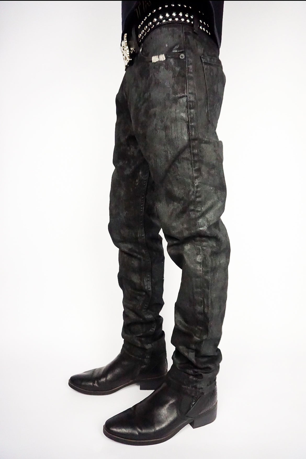 Glossed Diesel Denim