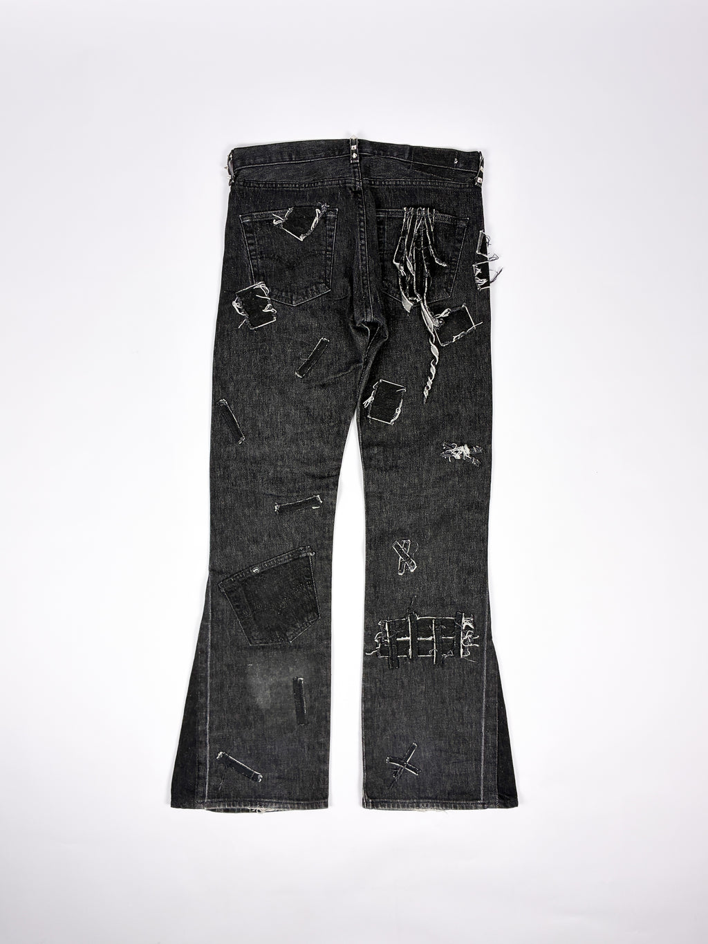 Destroyed Patchwork Denim