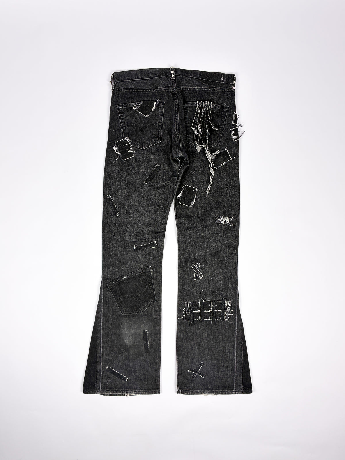 Destroyed Patchwork Denim